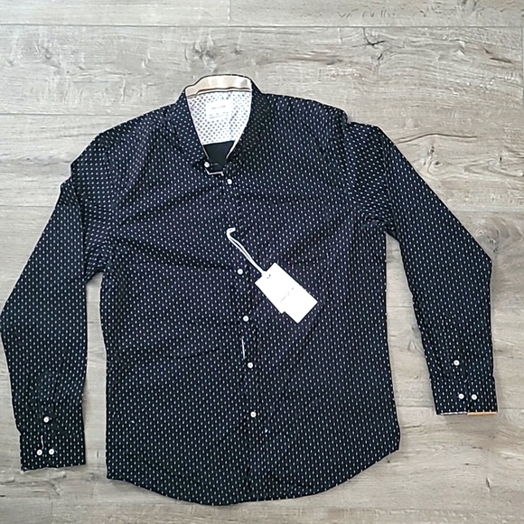Craft & Flow Other - Men's dress shirt, long sleeve, size Large, black NWT.